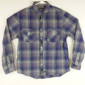 English Laundry Men's Large Pearl Snap Shirt